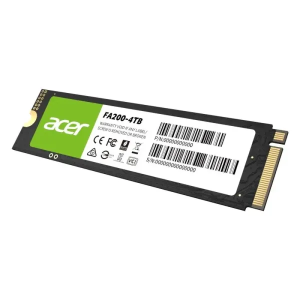 Disco Duro Acer FA200 4TB Disco SSD 7100MB/S NVMe PCIe 4.0 M.2 Gen4