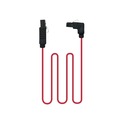 Nanocable Cable SATA Acodado con Anclajes Macho/Macho 0.5m Rojo