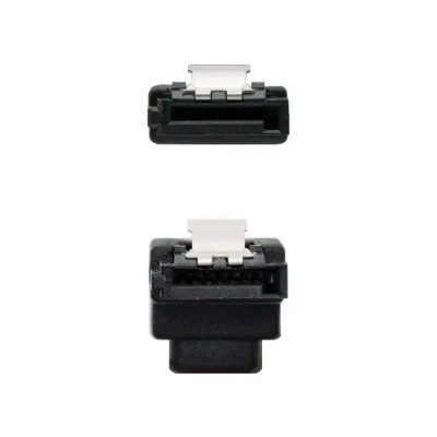 Nanocable Cable SATA Acodado con Anclajes Macho/Macho 0.5m Rojo