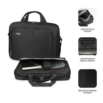 Subblim Oxford Maletín para Portátil hasta 12.5" Negro