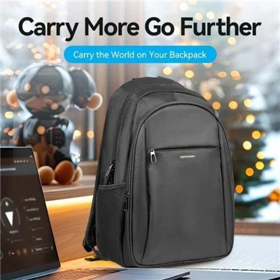 Mochila Vention KRMB0 para Portátiles hasta 15.6'/ 20L/ Negra