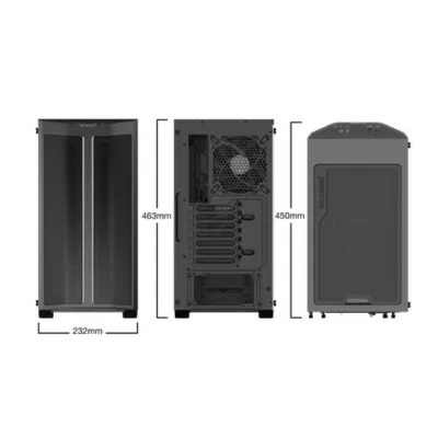Be Quiet PURE BASE 500DX USB 3.0 Cristal Templado Negra