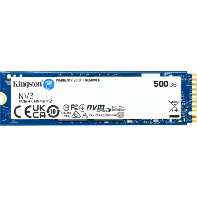 Kingston NV3 500GB Disco SSD 6000MB/s NVMe PCIe 4.0 M.2 Gen4 3D
