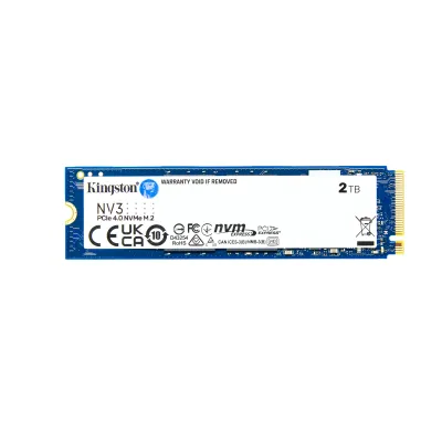Kingston NV3 2TB Disco SSD 6000MB/s NVMe PCIe 4.0 M.2 Gen4 3D