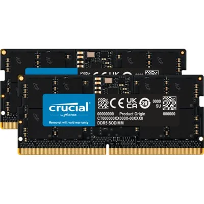 Crucial CT2K16G48C40S5 DDR5 SO-DIMM 4800MHz 32GB 2x16GB CL40 Crucial CT2K16G48C40S5 DDR5 SO-DIMM 4800MHz 32GB 2x16GB CL40