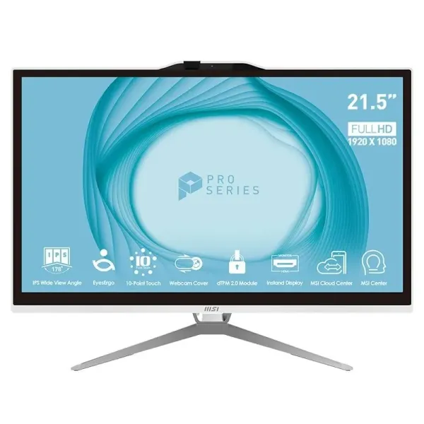 MSI AIO Pro AP222T 13M-215ES Táctil 21.5" Intel Core i5-13400 8GB 256GB SSD W11Pro