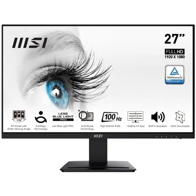 MSI Pro MP273A 27" LED IPS FullHD 100Hz FreeSync MSI Pro MP273A 27" LED IPS FullHD 100Hz FreeSync
