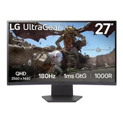 Monitor LG UltraGear 27GS60QC-B 27" LED VA QHD 180Hz FreeSync
