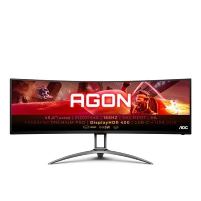 AOC AG493UCX2 48.8" LED Dual QHD 165Hz USB-C FreeSync Premium