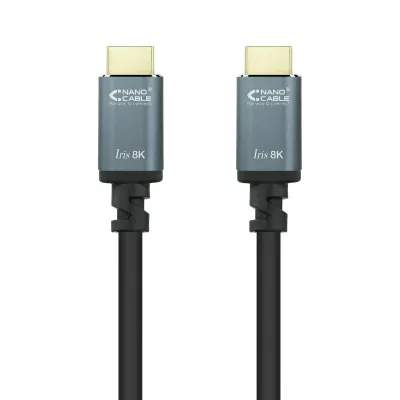 Nanocable Cable HDMI 2.1 Iris 8K Macho/Macho 3m Negro