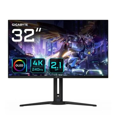 Monitor Gigabyte AORUS FO32U2P 31.5" QD-OLED UltraHD 4K 240Hz Monitor Gigabyte AORUS FO32U2P 31.5" QD-OLED UltraHD 4K 240Hz