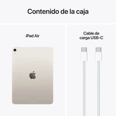 Apple iPad Air (2025) de 13" M3 Wi-Fi+Celular 128GB Blanco Apple iPad Air (2025) de 13" M3 Wi-Fi+Celular 128GB Blanco