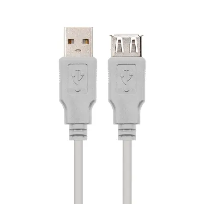 Nanocable Cable Prolongador USB 2.0 Tipo A Macho/Hembra 1m Beige Nanocable Cable Prolongador USB 2.0 Tipo A Macho/Hembra 1m Beige