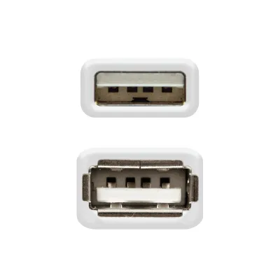 Nanocable Cable Prolongador USB 2.0 Tipo A Macho/Hembra 1m Beige Nanocable Cable Prolongador USB 2.0 Tipo A Macho/Hembra 1m Beige