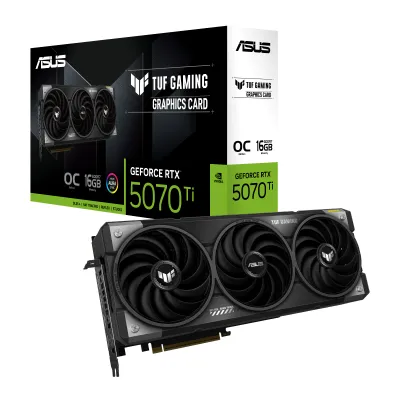 ASUS TUF Gaming GeForce RTX 5070 Ti 16GB GDDR7 Reflex 2 RTX AI ASUS TUF Gaming GeForce RTX 5070 Ti 16GB GDDR7 Reflex 2 RTX AI