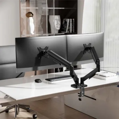 Soporte para 2 Monitores Aisens DT32TSR-357/ hasta 9kg