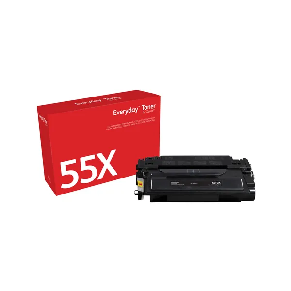 Everyday El tóner ™ Negro de Xerox es compatible con HP 55X (CE255X), High capacity