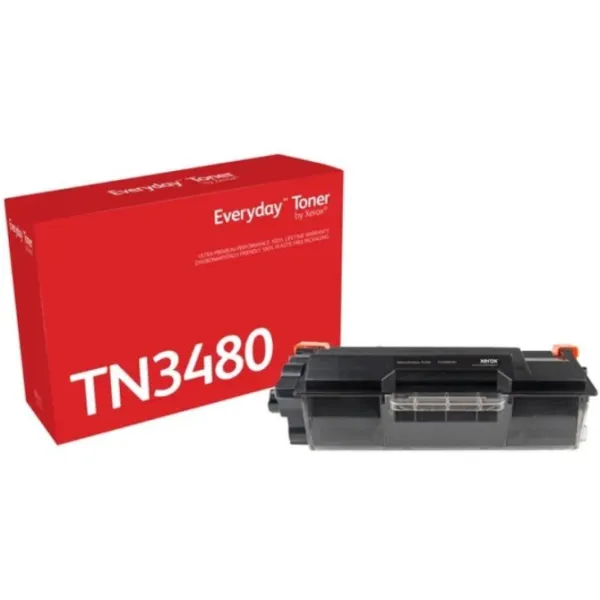 Tóner compatible Xerox 006R04587 compatible con Brother TN-3480/ 8000 páginas/ Negro