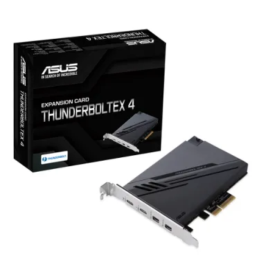 ASUS ThunderboltEX 4 PCIe 3.0 x4 2x Thunderbolt 4, 2x Mini ASUS ThunderboltEX 4 PCIe 3.0 x4 2x Thunderbolt 4, 2x Mini
