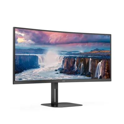 AOC V5 CU34V5C/BK LED display 86,4 cm (34") 3440 x 1440 Pixeles