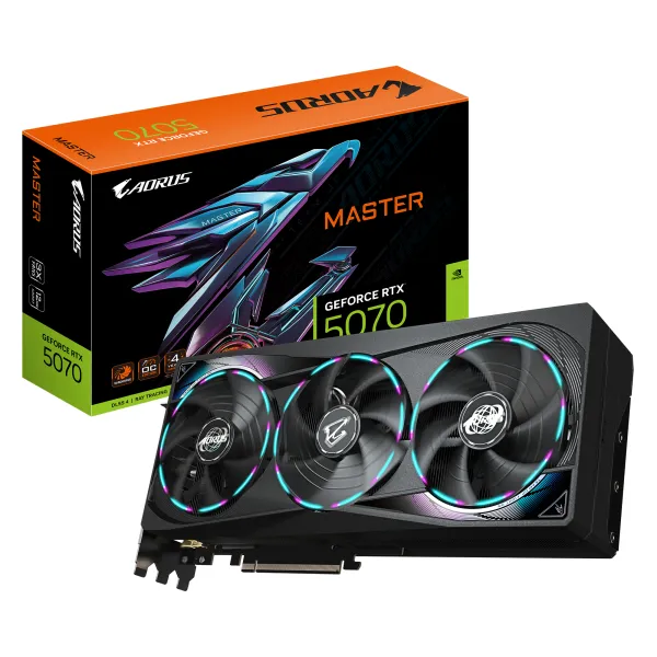 Gigabyte AORUS GeForce RTX 5070 MASTER 12GB GDDR7 DLSS 4
