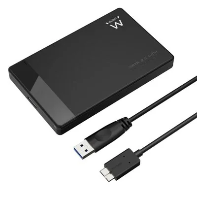 Ewent EW7049 Caja Externa para HDD/SSD 2.5" Negra