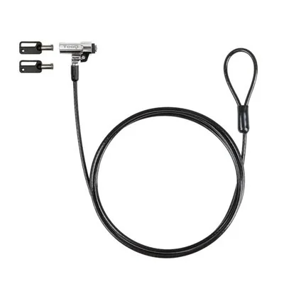 TooQ TQCLKC0045-G Cable de Seguridad Tipo NANO con Llave para