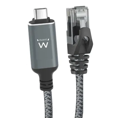 Ewent EC2002 cable de red Negro, Gris 2 m Cat6