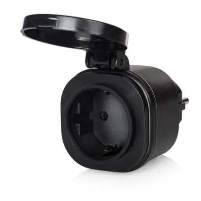 Set de Mini Enchufes para Exterior Smartwares SH4-99653/ Negros Set de Mini Enchufes para Exterior Smartwares SH4-99653/ Negros