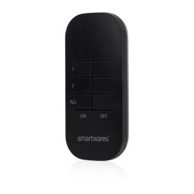 Set de Mini Enchufes para Exterior Smartwares SH4-99653/ Negros Set de Mini Enchufes para Exterior Smartwares SH4-99653/ Negros