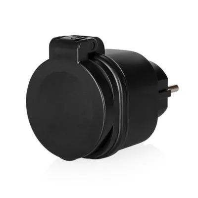 Set de Mini Enchufes para Exterior Smartwares SH4-99653/ Negros Set de Mini Enchufes para Exterior Smartwares SH4-99653/ Negros
