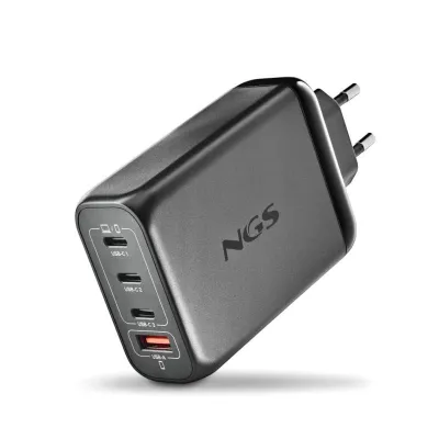 Ngs cargador ultrarapido140w 4 puertos 3usb-c 1 us