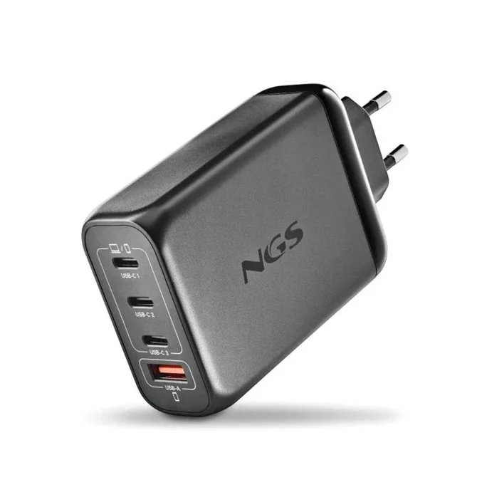 Ngs cargador ultrarapido140w 4 puertos 3usb-c 1 us