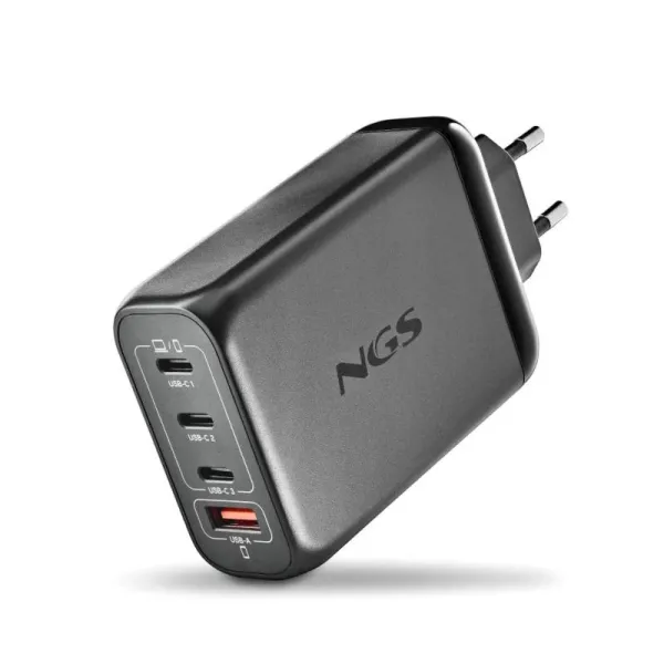 Ngs cargador ultrarapido140w 4 puertos 3usb-c 1 us