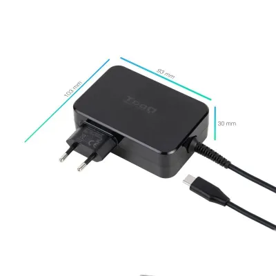 Cargador Automatico Portatil Gan Usb-c Pd 100w Negro Tooq