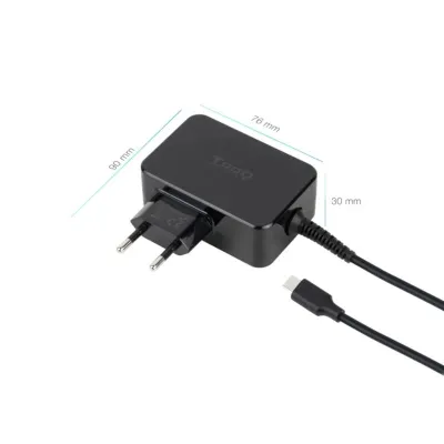 Cargador Automatico Portatil Gan Usb-c Pd 45w Negro Tooq