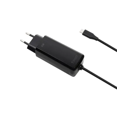 Cargador Automatico Portatil Gan Usb-c Pd 65w Cubico Negro Tooq