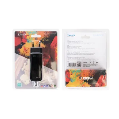 Cargador Automatico Portatil Gan Usb-c Pd 65w Cubico Negro Tooq