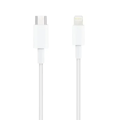 Nanocable Cable Lightning Macho a USB-C Macho 1m Blanco