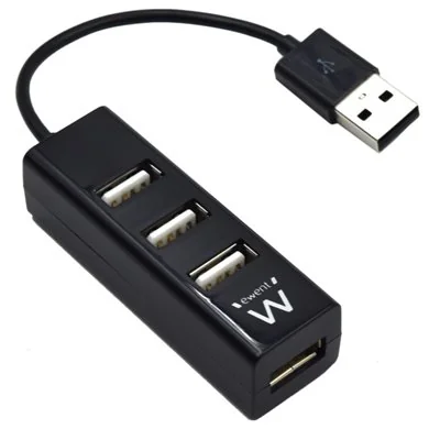 Ewent Mini-Hub 4 Puertos USB 2.0