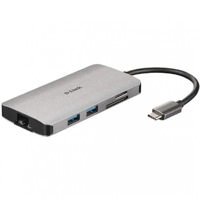 D-Link DUB-M810 Hub 8 en 1 Lector SD/MicroSD/HDMI 4K/USB-C/USB D-Link DUB-M810 Hub 8 en 1 Lector SD/MicroSD/HDMI 4K/USB-C/USB