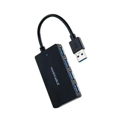 Nanocable 10.16.4403 Hub 4x USB 3.0 Negro Nanocable 10.16.4403 Hub 4x USB 3.0 Negro
