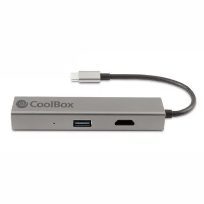 CoolBox HUB miniDock4 USB-C Docking 4K con HDMI/USB 3.0/RJ45 CoolBox HUB miniDock4 USB-C Docking 4K con HDMI/USB 3.0/RJ45