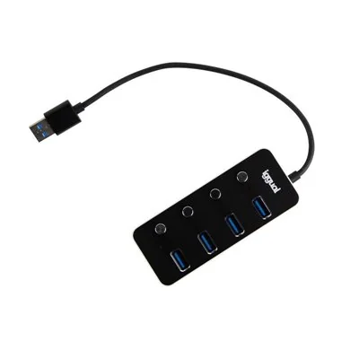 Iggual hub tipo a x 4 puertos usb 3.1 4buttons