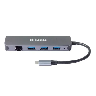 D-Link DUB-2334 Adaptador USB-C/USB a Gigabit Ethernet con 3