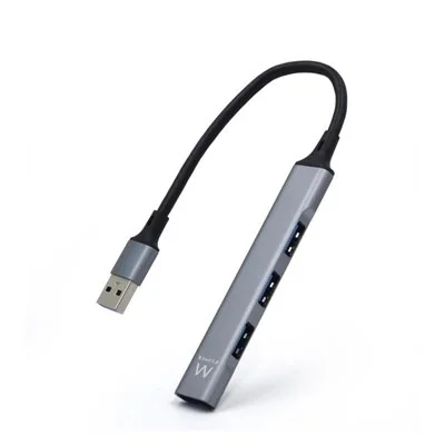 Ewent hub slim usb 4 puertos Ewent hub slim usb 4 puertos