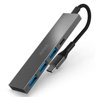 Nilox NXHUBUSBC02 HUB USB-C Negro Nilox NXHUBUSBC02 HUB USB-C Negro