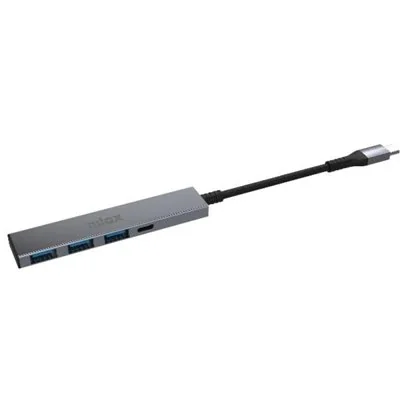 Nilox NXHUBUSBC02 HUB USB-C Negro Nilox NXHUBUSBC02 HUB USB-C Negro