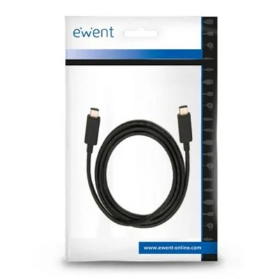 Ewent Cable Carga Rápida USB-C PD 60W 1m Negro Ewent Cable Carga Rápida USB-C PD 60W 1m Negro