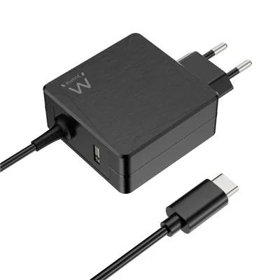 Ewent cargador usb-c pd 45w +puerto usb-a